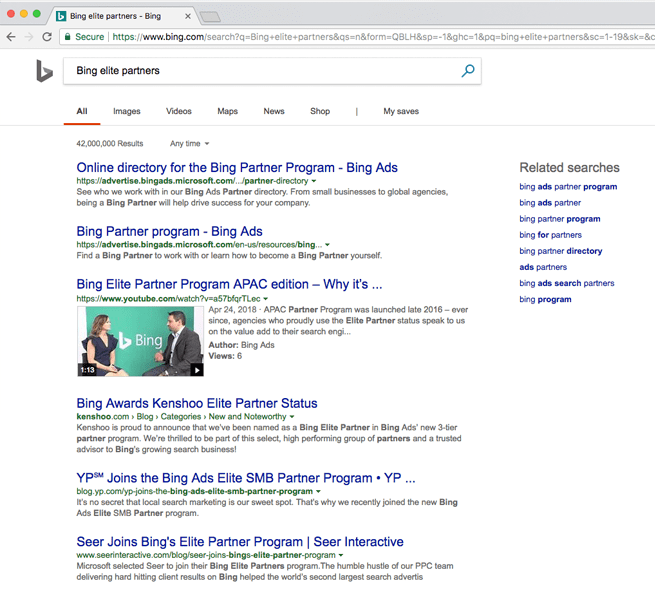 Bing Search